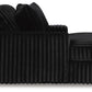 Midnight-Madness Oversized Chaise