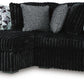 Midnight-Madness Sectional with Chaise