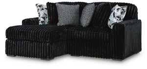 Midnight-Madness Sectional with Chaise