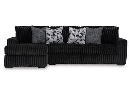 Midnight-Madness 2-Piece Sofa with Chaise