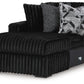 Midnight-Madness Sectional Sofa with Chaise