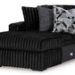 Midnight-Madness Sectional with Chaise