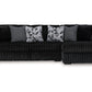 Midnight-Madness 2-Piece Sofa with Chaise