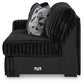 Midnight-Madness Sectional Sofa with Chaise