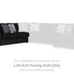 Midnight-Madness Sectional Sofa with Chaise