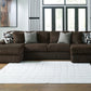 Midnight-Madness Sectional with Chaise
