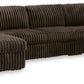 Midnight-Madness Sectional with Chaise