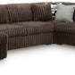 Midnight-Madness Sectional with Chaise