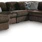 Midnight-Madness Sectional with Chaise