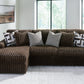 Midnight-Madness 2-Piece Sofa with Chaise