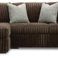 Midnight-Madness Sectional Sofa with Chaise