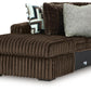 Midnight-Madness Sectional with Chaise