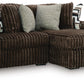 Midnight-Madness Sectional with Chaise