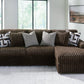 Midnight-Madness 2-Piece Sofa with Chaise