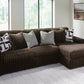 Midnight-Madness Sectional Sofa with Chaise