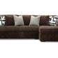 Midnight-Madness 2-Piece Sofa with Chaise
