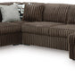 Midnight-Madness Sectional with Chaise