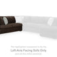 Midnight-Madness Sectional with Chaise