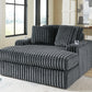 Midnight-Madness Oversized Chaise