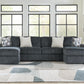 Midnight-Madness Sectional with Chaise
