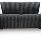 Midnight-Madness Sectional with Chaise