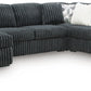 Midnight-Madness Sectional with Chaise
