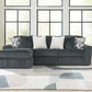 Midnight-Madness Sectional Sofa with Chaise