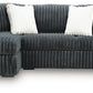 Midnight-Madness Sectional Sofa with Chaise