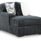 Midnight-Madness Sectional Sofa with Chaise