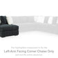 Midnight-Madness Sectional with Chaise