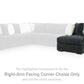 Midnight-Madness Sectional with Chaise