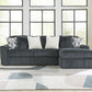 Midnight-Madness Sectional Sofa with Chaise