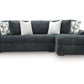 Midnight-Madness 2-Piece Sofa with Chaise