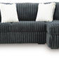 Midnight-Madness Sectional Sofa with Chaise