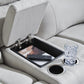 Social Pointe Reclining Sectional with Storage Console