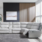 Social Pointe Reclining Sectional with Storage Console
