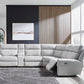 Social Pointe Reclining Sectional with Storage Consoles