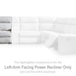 Social Pointe Reclining Sectional with Storage Consoles