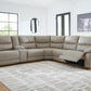 Narwhal Place Reclining Sectional with Storage Console