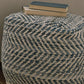 Chevron Pouf