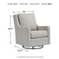 Kambria Swivel Glider Accent Chair