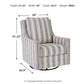 Kambria Swivel Glider Accent Chair