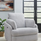 Alainmont Next-Gen Nuvella Swivel Power Recliner