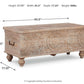 Fossil Ridge Storage Bench