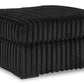 Midnight-Madness Oversized Accent Ottoman