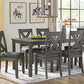 Caitbrook Dining Table and Chairs (Set of 7)