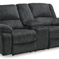 Draycoll Power Reclining Loveseat with Console