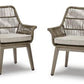 Beach Front Arm Chair with Cushion (Set of 2)