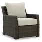 Brook Ranch Outdoor Lounge Chair with Cushion