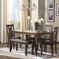 Bennox Dining Table and Chairs with Bench (Set of 6)